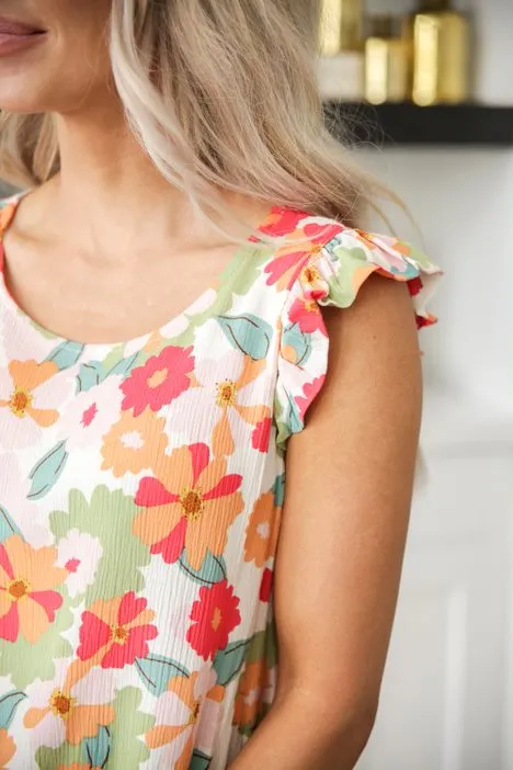 Viv Floral Top