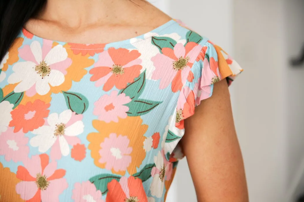 Viv Floral Top