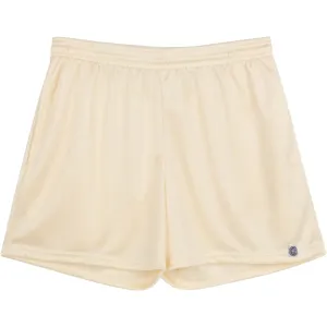 White-Gold 5" Micro-Mesh Active Sweat Shorts - Made In USA