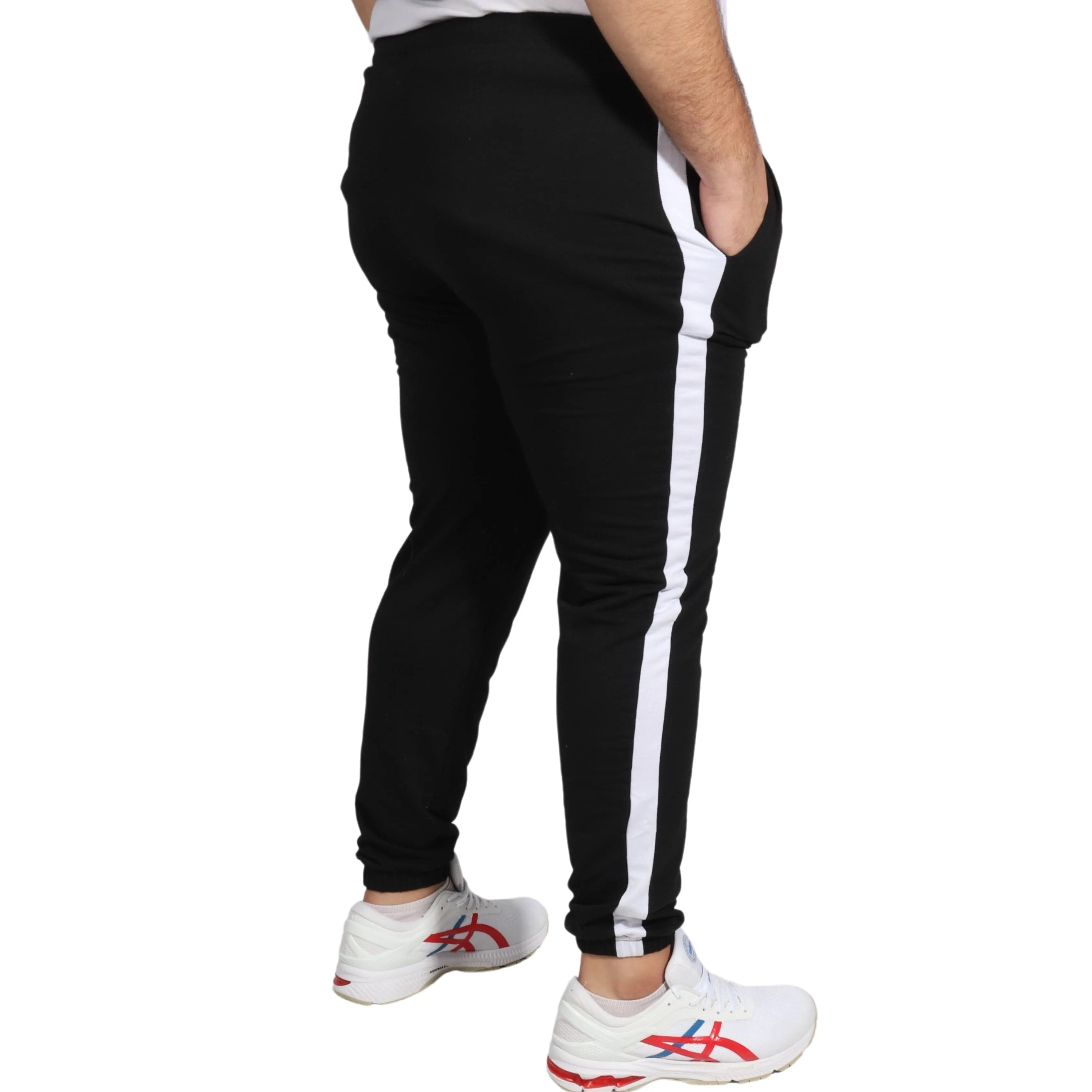 White Stripe Sweatpant