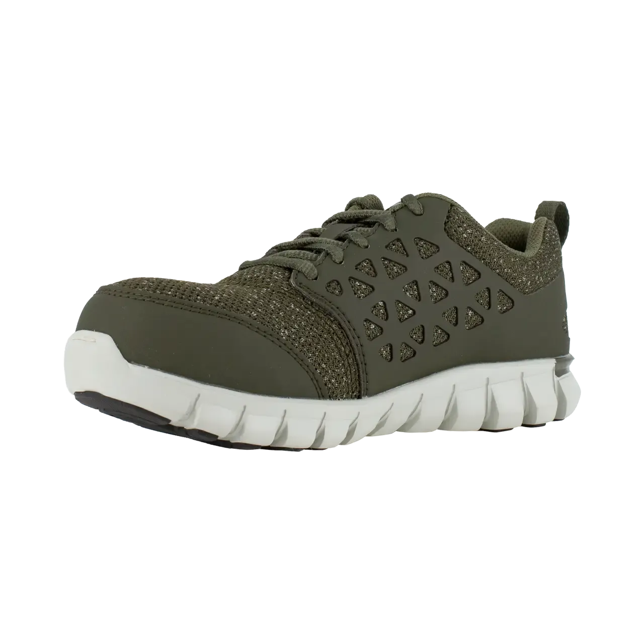 Women's Sublite Cushion Composite-Toe Athletic Work Shoe Olive Green