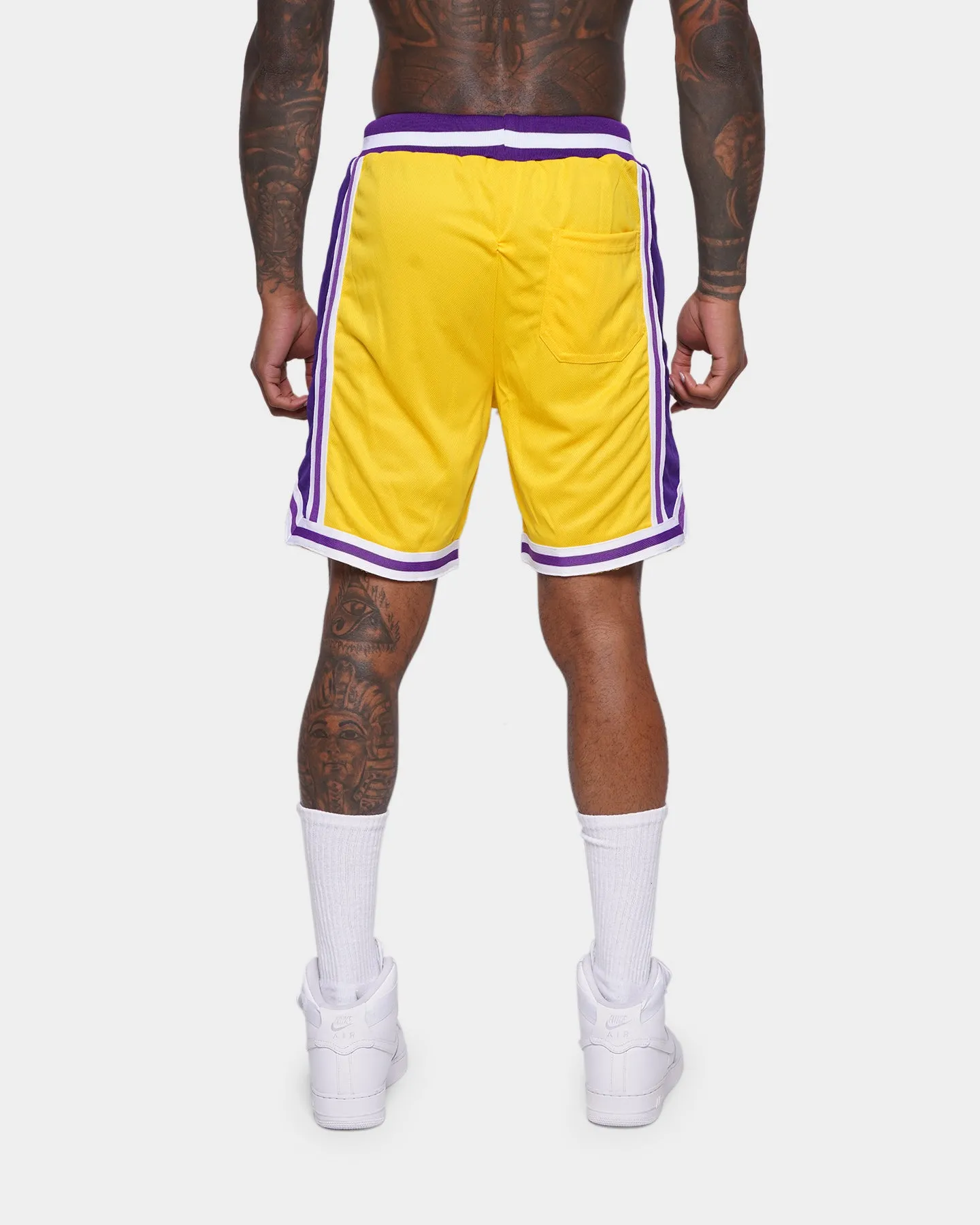 XXIII Alden Mesh Basketball Shorts Yellow/Purple