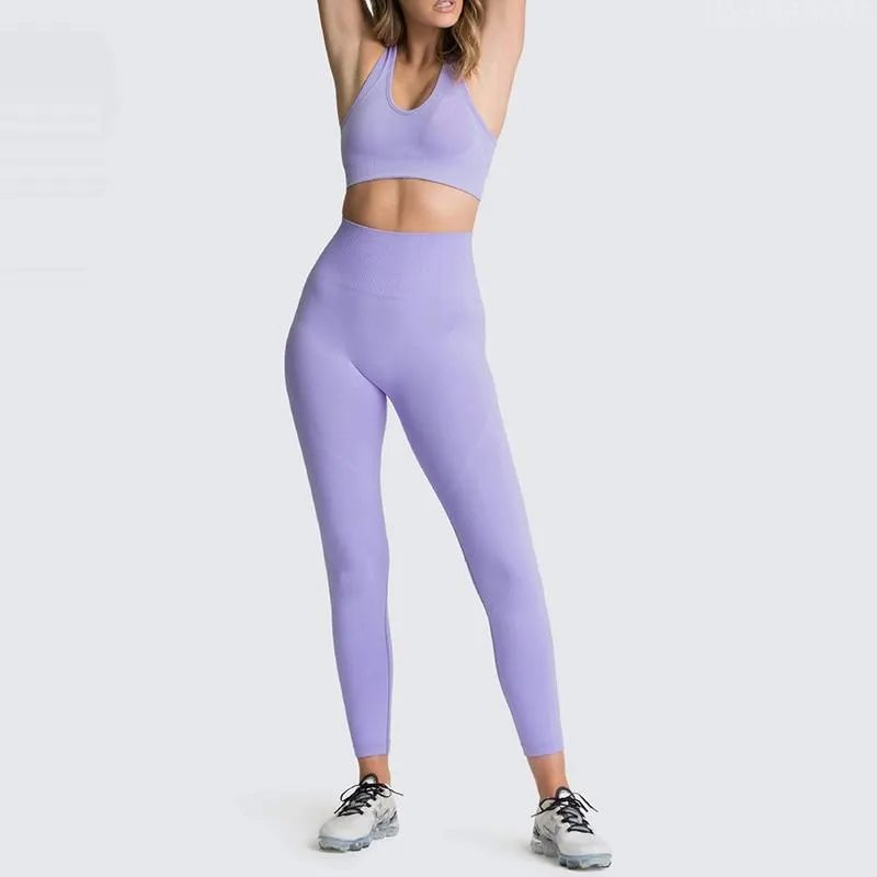 Yoga Sets Women's Leggings   Bras Woman Gym Clothing Sports Suits