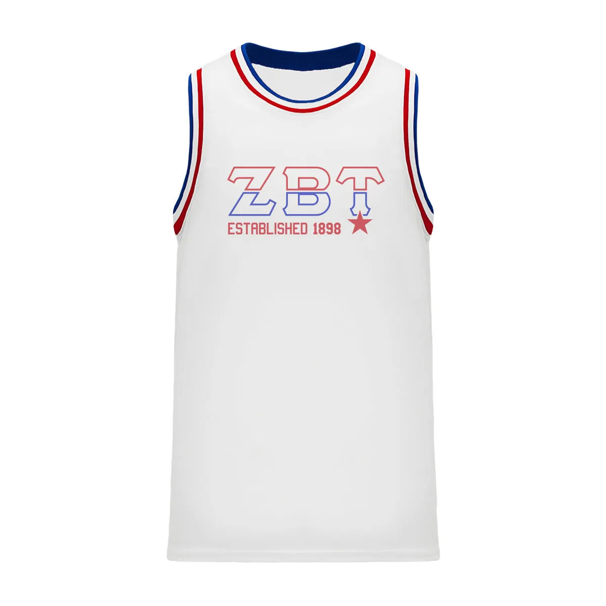 ZBT Retro Block Basketball Jersey